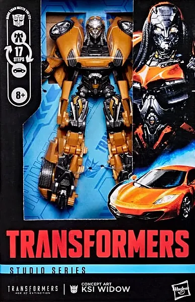 TRANSFORMERS: AGE OF EXTINCTION STUDIO SERIES LEADER CLASS ACTION FIGURE CONCEPT ART KSI WIDOW 11 CM